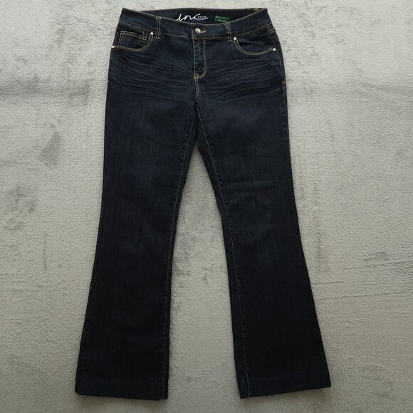 INC International Concepts Jeans Women's Size 6P Low-Rise Flare Leg 29" Inseam - Picture 1 of 16